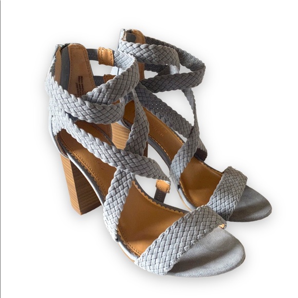 LC Lauren Conrad | Shoes | Light Blue Lauren Conrad Strappy Heels | Poshmark